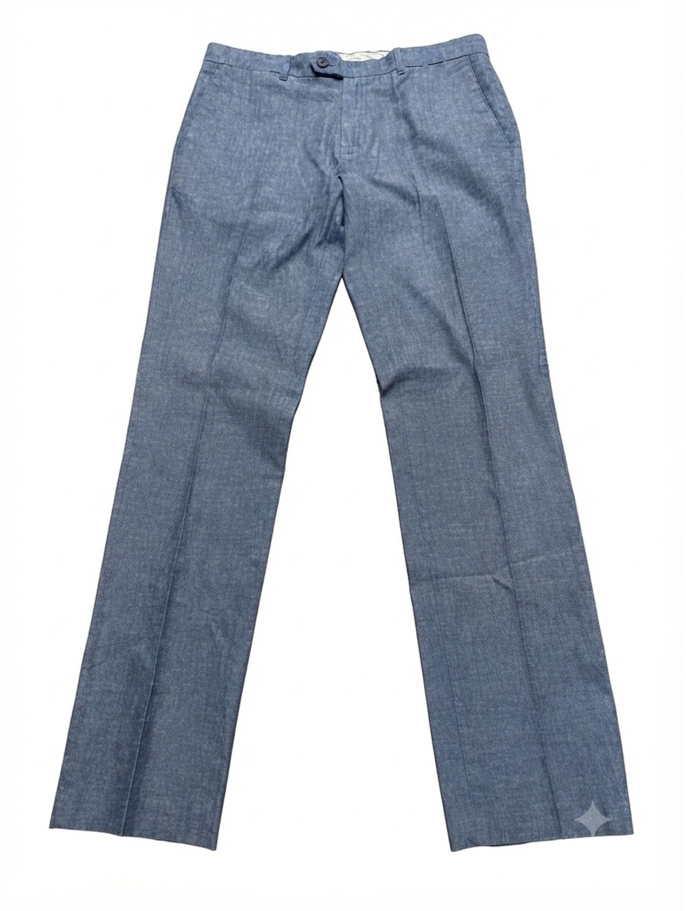 Banana Republic Heritage Men's Blue Chambray Trousers Size 32x34